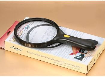 150mm LED Magnifying Glass–Magnification Handheld Magnifier
